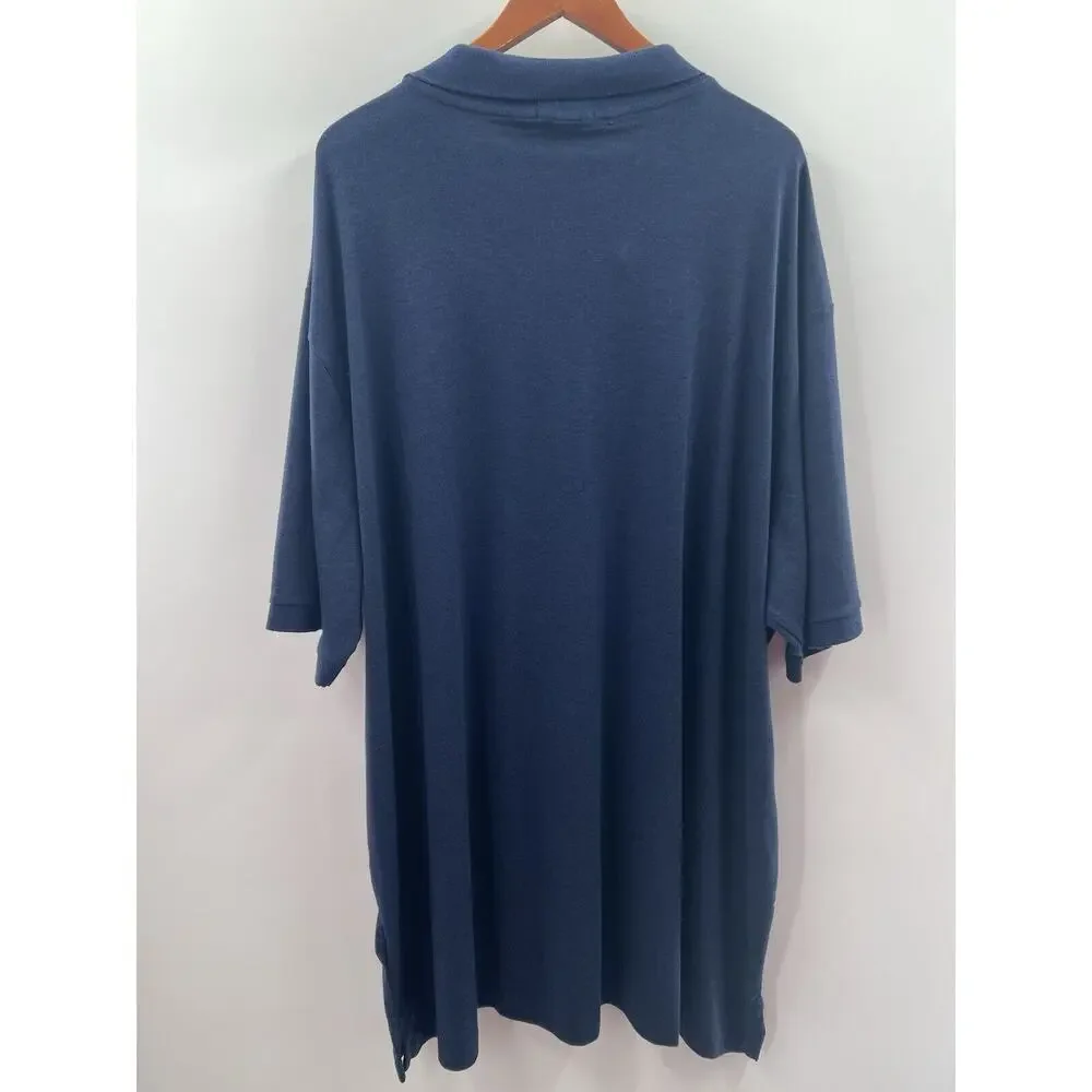 Polo Ralph Lauren Men’s Navy Blue Jersey Knit Polo Size 4XLT NWT